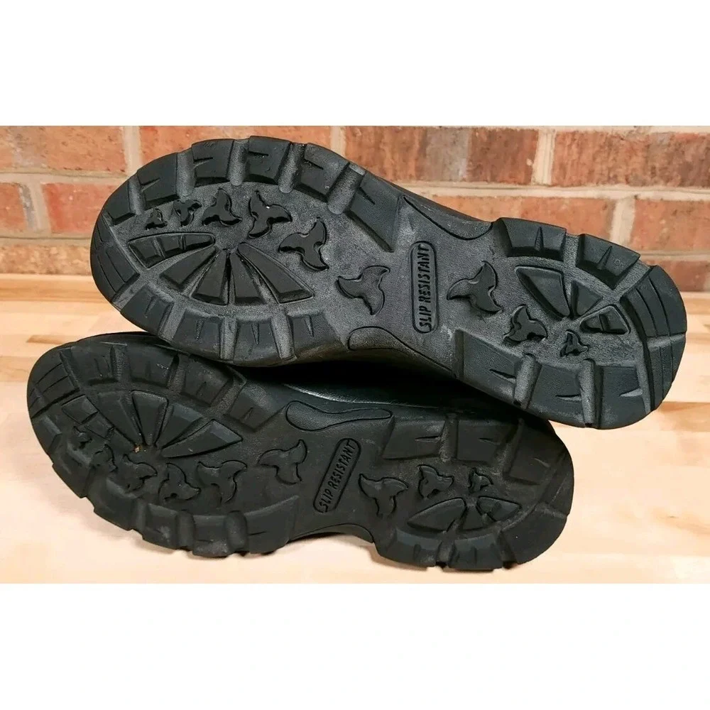 Duluth Trading Co Wild Boar Slip On Black Suede Leather Boots Mens 11 D